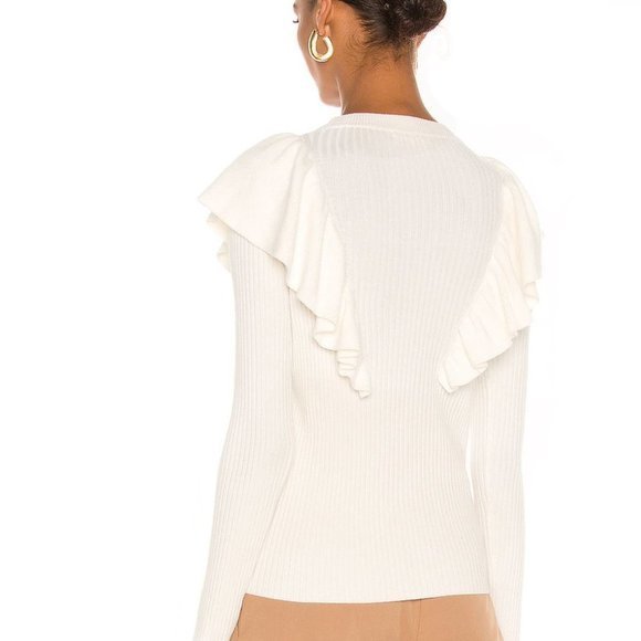 Oversized Ruffle Sweater - Revolve Tularosa - Picture 2 of 3